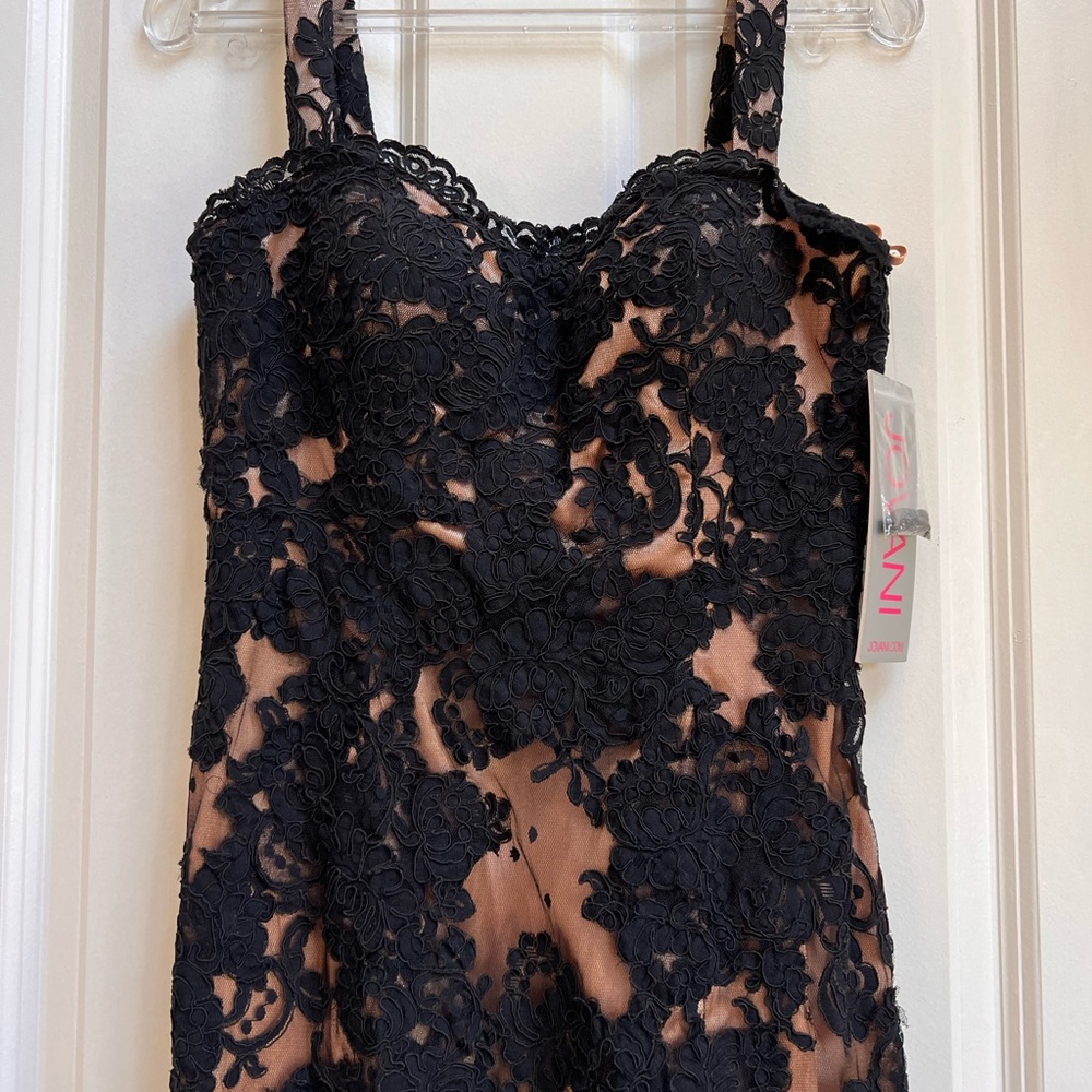 Black Lace midi dress